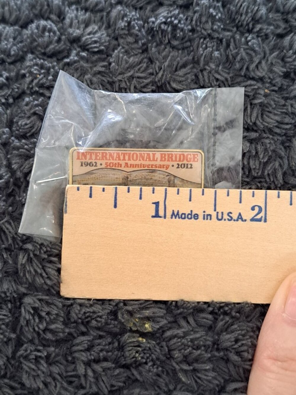 New International Bridge 1962-2012 50th Anniversary Sault Ste. Marie Lapel Pin - Picture 5 of 6